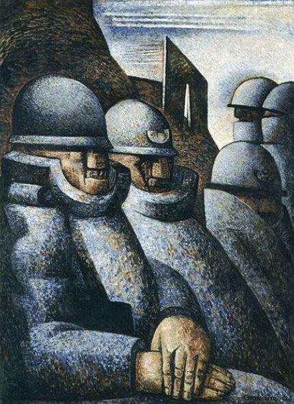 La Guerre - Marcel Gromaire, 1925 (© ADAGP, © Photo RMN - Grand Palais - Bulloz)
